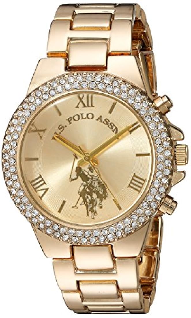 Reloj a cuarzo de metal y aleación para mujer - Tono dorado
