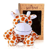 Peluche de Jirafa color blanco y marrón 10in. Wild Baby