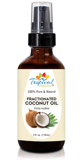 Aceite de coco fraccionado de 4 onzas Tropical Holistic