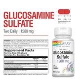 Solaray - Sulfato de Glucosamina, 1500 mg, 60 cápsulas
