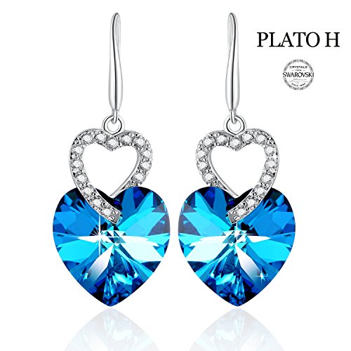Pendientes en forma de corazón