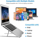 Soporte ajustable de aluminio para laptop plegable portátil