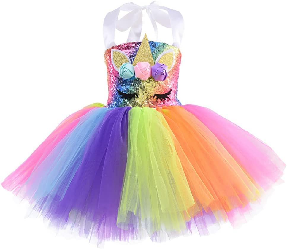 Disfraz de Unicornio Cuteshower con Alas y Luces LED para Niñas
