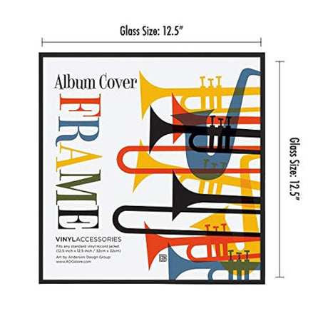 Cuadro de portada de álbum con marco de aluminio