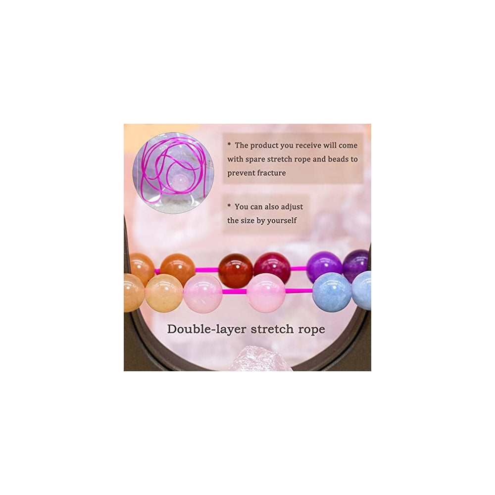 Pulseras y tobilleras de piedras preciosas naturales