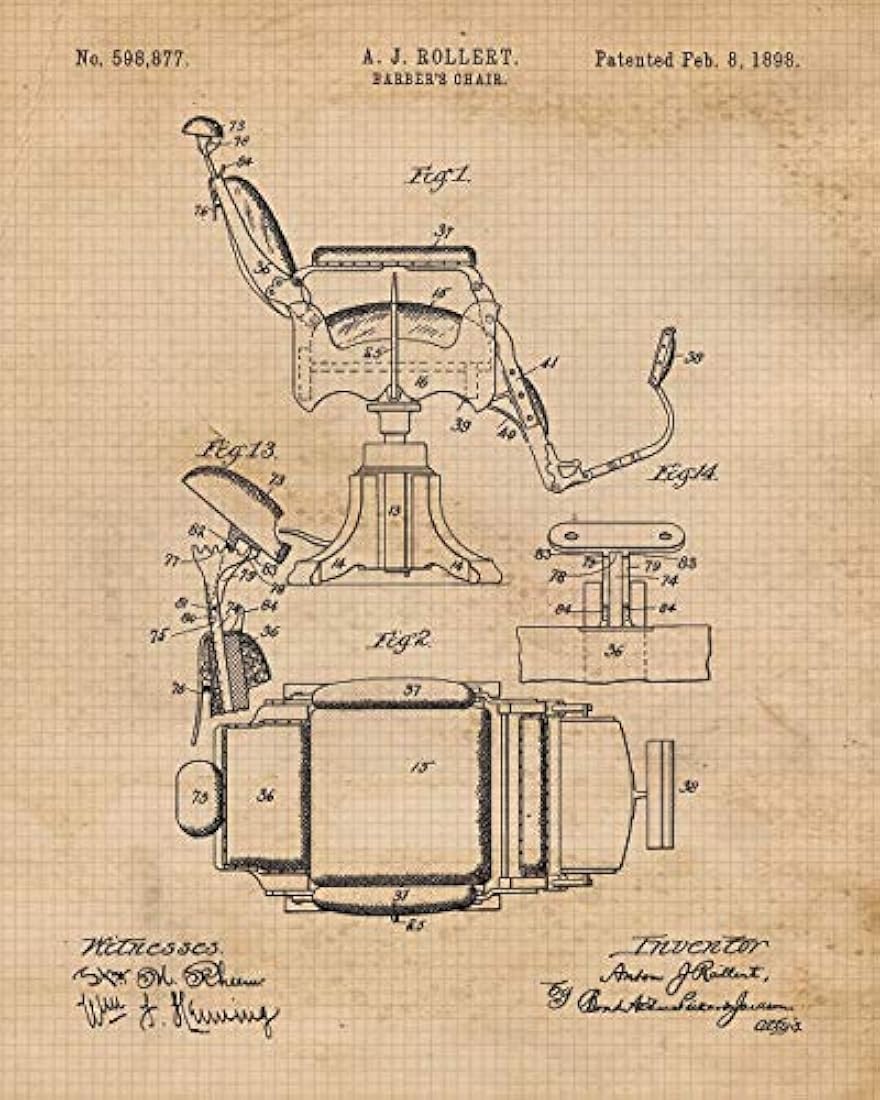 Impresiones de carteles vintage de arte  de barbero