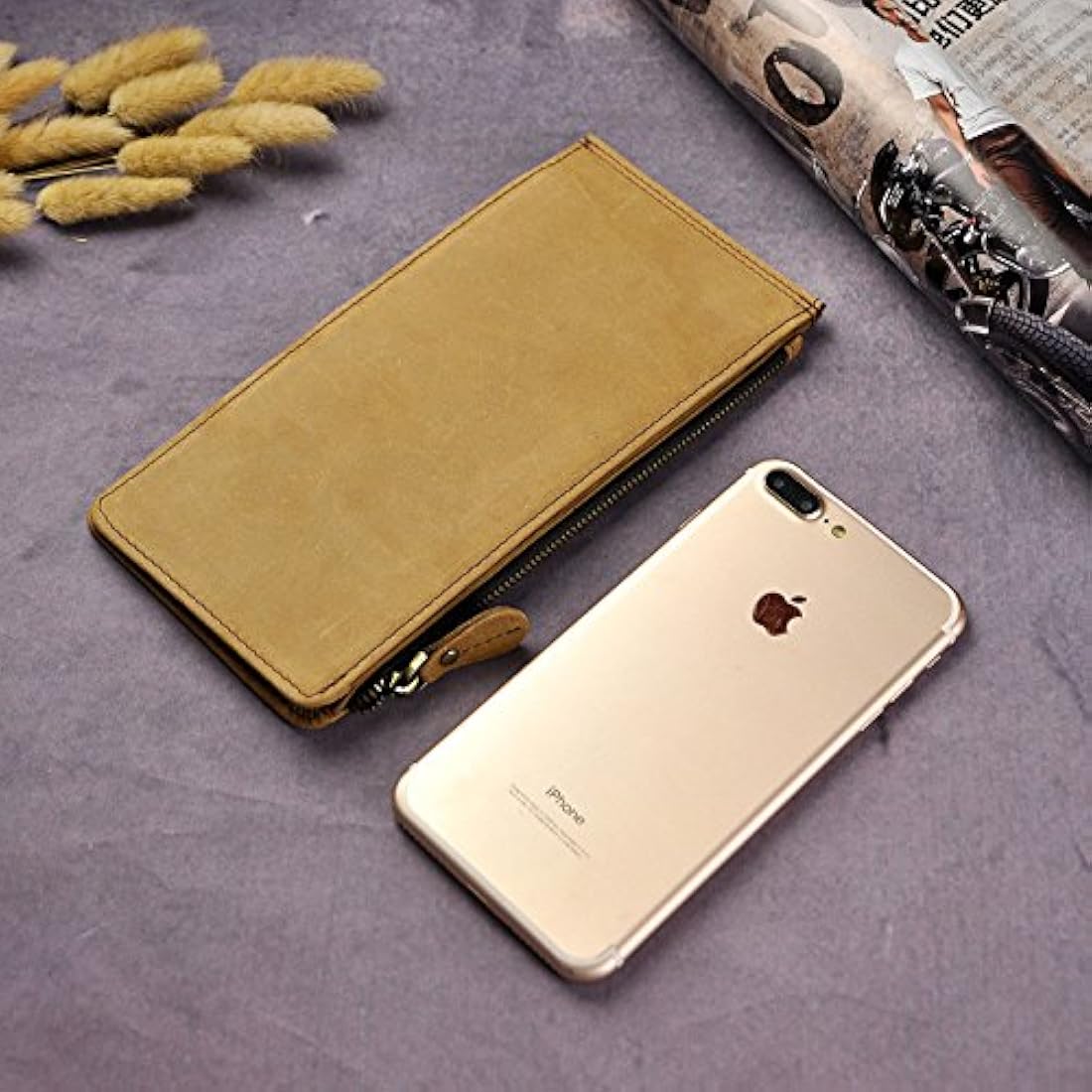 Funda de piel sintética para hombre