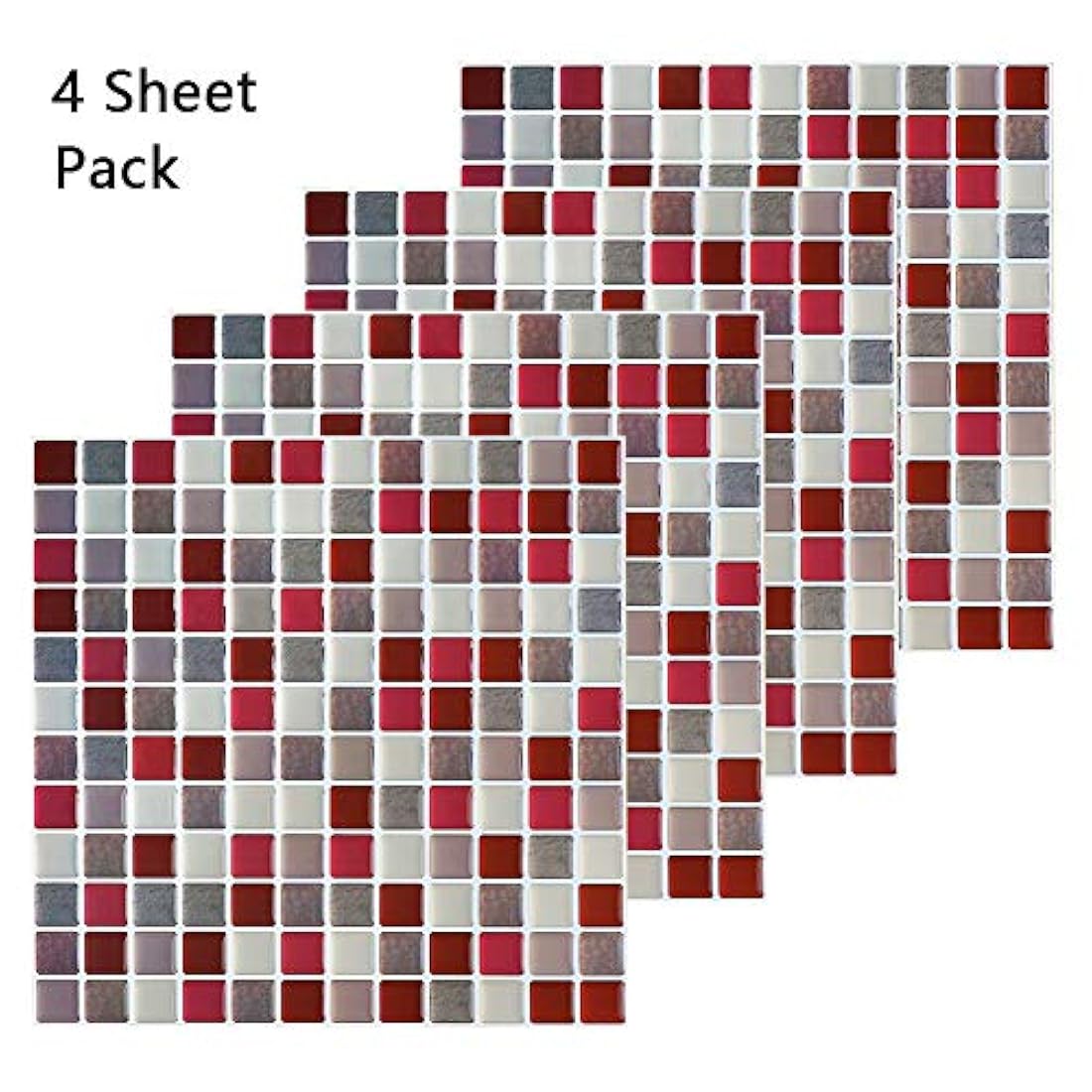 Adhesivo decorativo azulejos mosaico (23.6x23.6cm/9.3x9.3)
