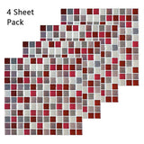 Adhesivo decorativo azulejos mosaico (23.6x23.6cm/9.3x9.3)
