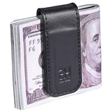 magnético clip de dinero de cuero genuino GH GOLD HORSE