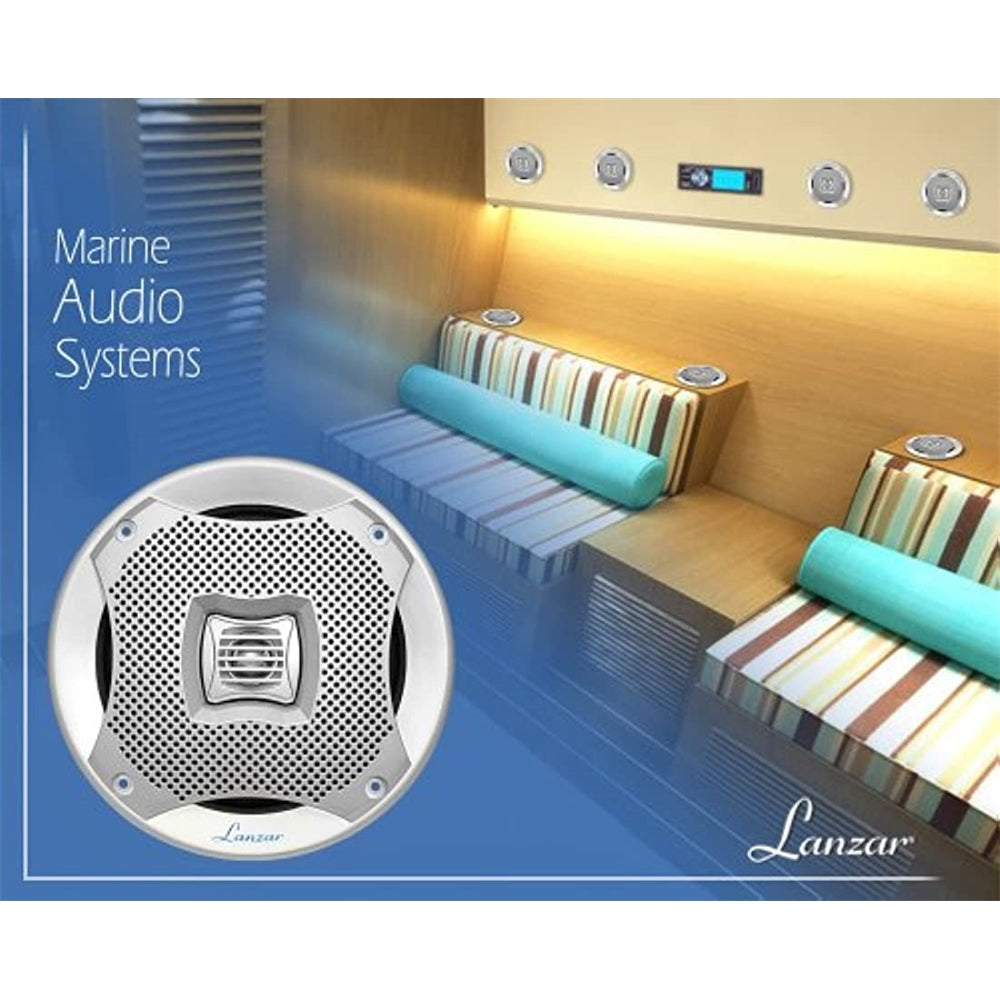 Parlantes o Corneta marinos de 2 vías LANZAR AQ6CXS