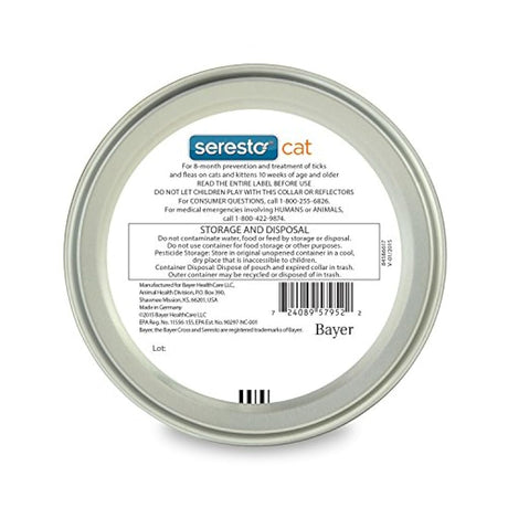 Bayer Seresto - Collar para gato (pulgas y garrapatas)