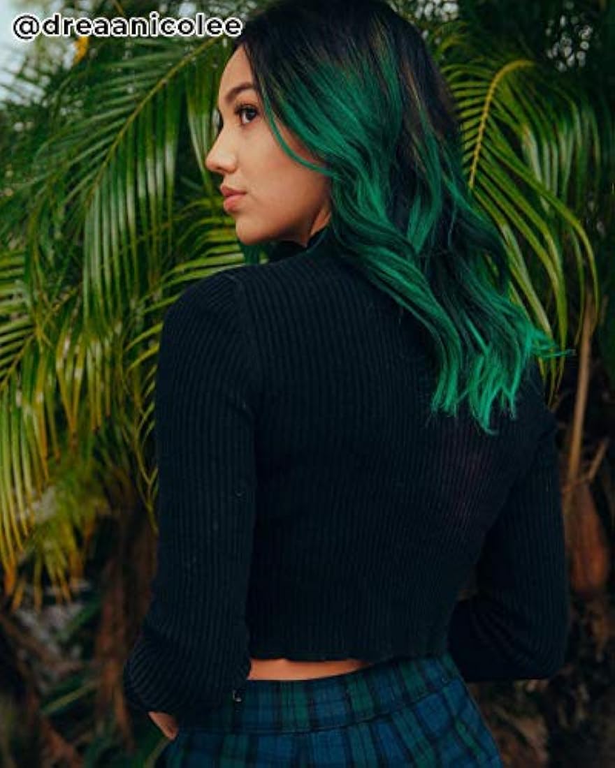 Tinte de cabello semipermanente 4 onzas Verde