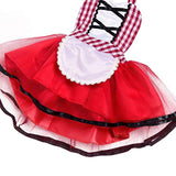 Disfraz de caperucita roja para Halloween, fiesta de Navidad