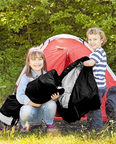 Saco de dormir, para mochila, ligero, impermeable, para clima frío, campamento, senderismo, viajar, cacería, con bolsa de compresión, para adulto y niño