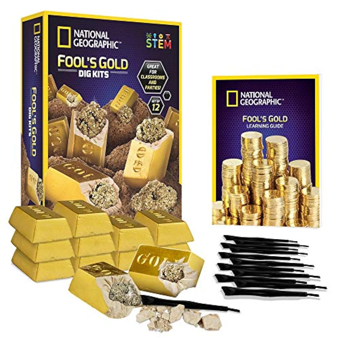 El kit de excavación GEOGRAFÍA NACIONAL, Dorado