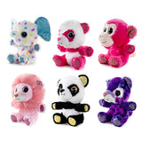 Juego de juguetes de peluche de 7 pulgadas con animales de zoológico