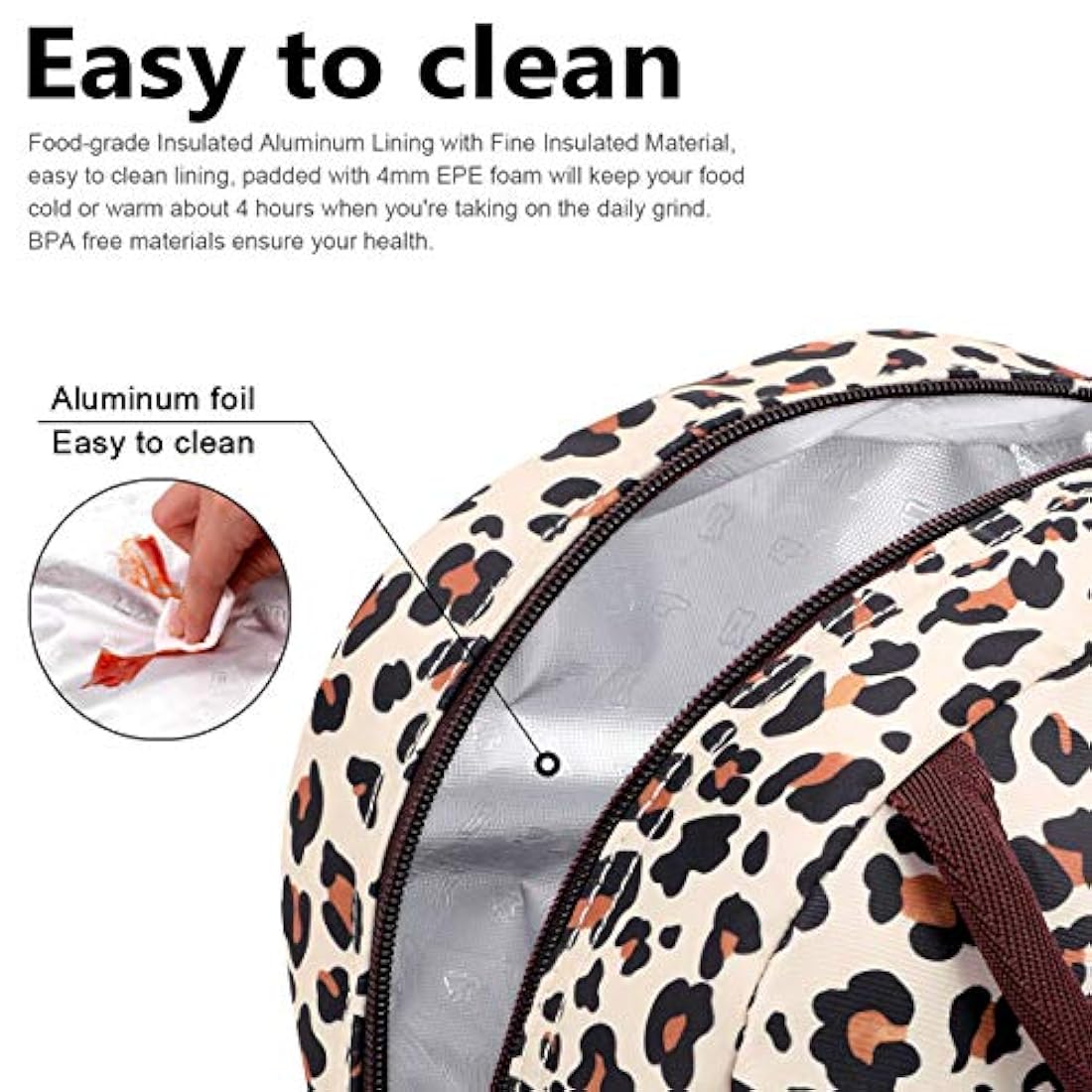 Loncheras,Lonchera para mujer, bolso con aislamiento