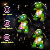 Peluches Peluche de peluche musical con diseño de dinosaurio