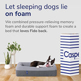 Cama para perro de espuma viscoelástica de felpa Casper