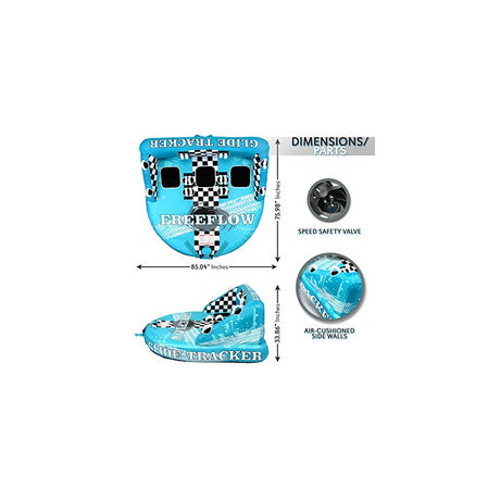Balsa o tubo inflable  de remolque SereneLife SLTOWBL30
