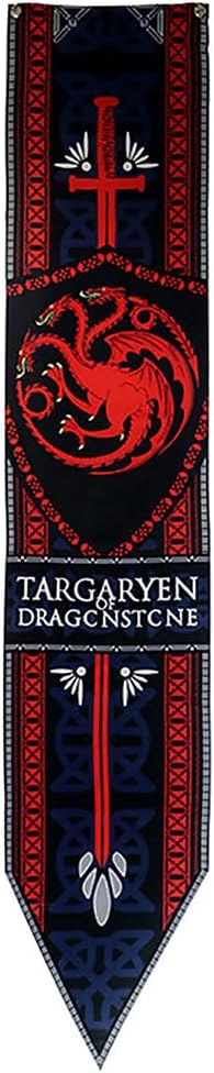 "Bandera Casa Targaryen Juego de Tronos 167x33CM"