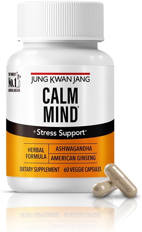 Suplemento Calmante JungKwanJang con Ashwagandha y Ginseng