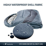 MalloMe Sleeping Bags for Adults &amp; Kids - Ultralight Backpacking Sleeping Bag for Hiking Cold Weather &amp; Warm - Lightweight Compact Camping Gear Equipment Summer &amp; Winter - Girls Boys 1 &amp; Double 2 Person
