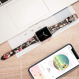 Wearlizer - Correa de piel compatible con Apple Watch