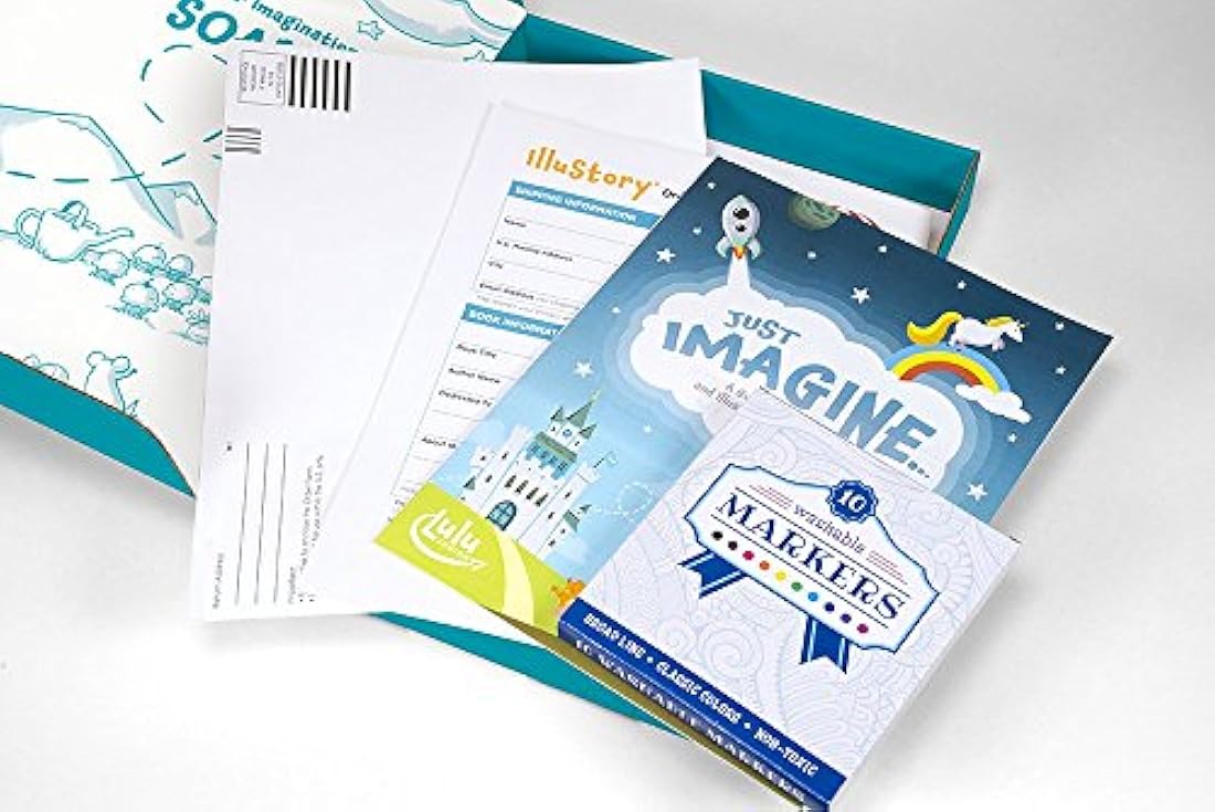 Lulu Jr. Illustory - Kit de creación de libros, Multicolor