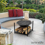 Fogata de madera para exteriores SERENELIFE SLCARFP54