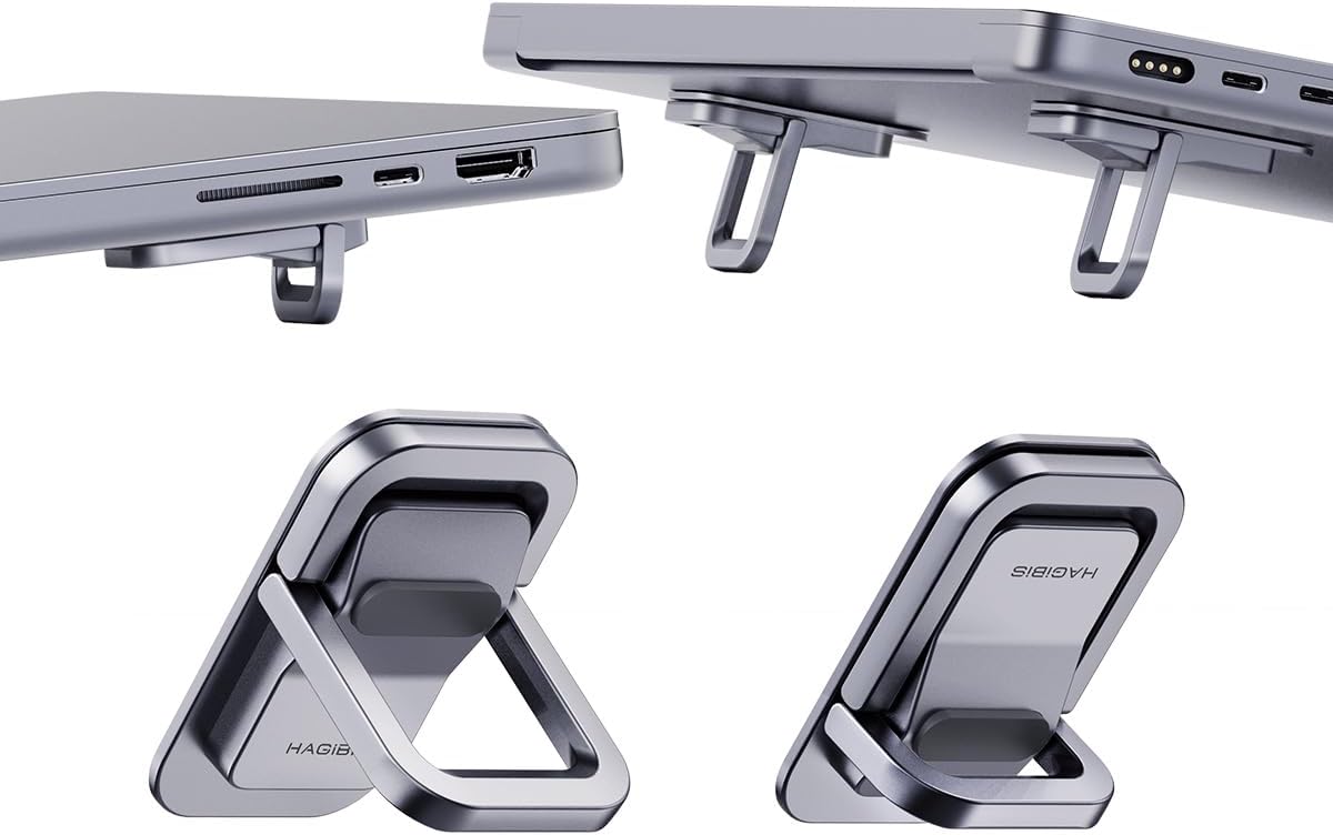 Soporte para laptop de altura ajustable elevador invisible