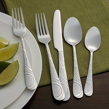 Juego de utensilios de cocina y cuchillos acero inoxidable