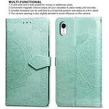 Funda tipo cartera para iPhone XR de 6,1 pulgadas