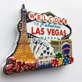 Imán para nevera 3D Las Vegas USA