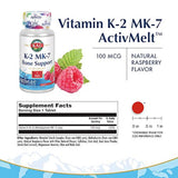 Suplemento vitaminico con sabor a frambruesa
