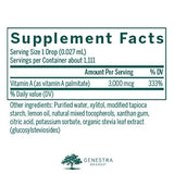 Genestra Marcas – A-Mulsion – Emulsified Vitamina A líquido – 1 fl. oz. - Sabor cítrico