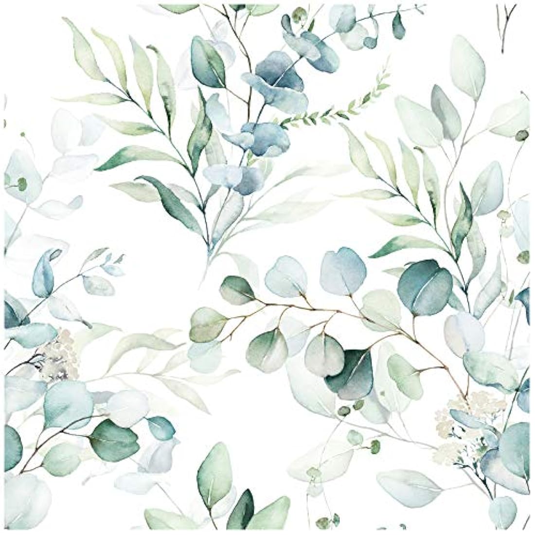 Papel pintado para pared de vinilo estilo botánico(14.5 ft2)
