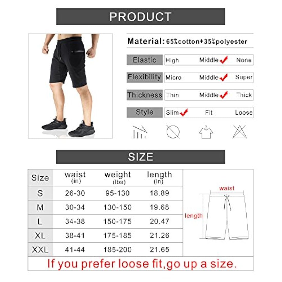 Pantalones cortos deportivos para hombre con bolsillos