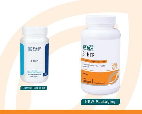 Suplemento 5-HTP 100 mg Klaire Labs, Apoyo al Ánimo, 100 Caps