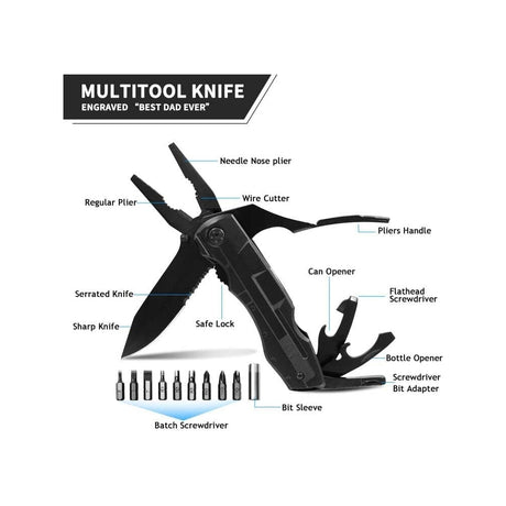 Cuchillo de bolsillo multiherramienta de regalo para hombres