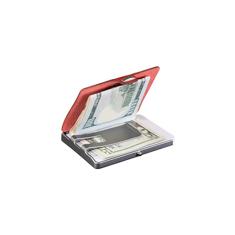 Billeteras Original compatible AirTag Moderno Color Roja