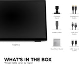 Monitor táctil ViewSonic TD2465 24 1080p, HDMI, USB, ergonómico