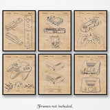 Impresiones de carteles vintage de patentes de Nintendo