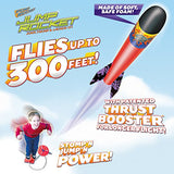 Original Geospace Jump Rocket  Lanzador y juego de 3 cohetes