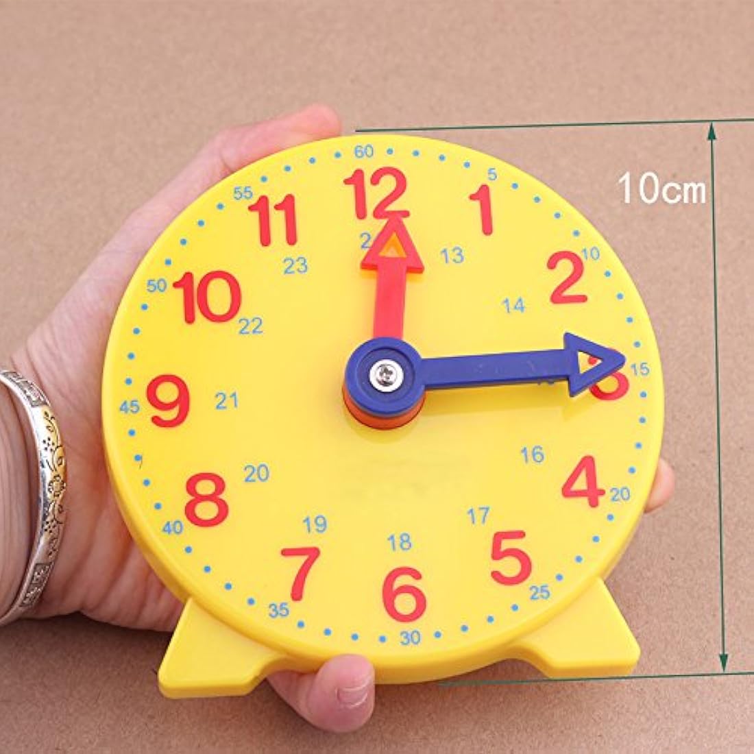 Reloj de engranaje del maestro 4 pulgadas 12/24 horas