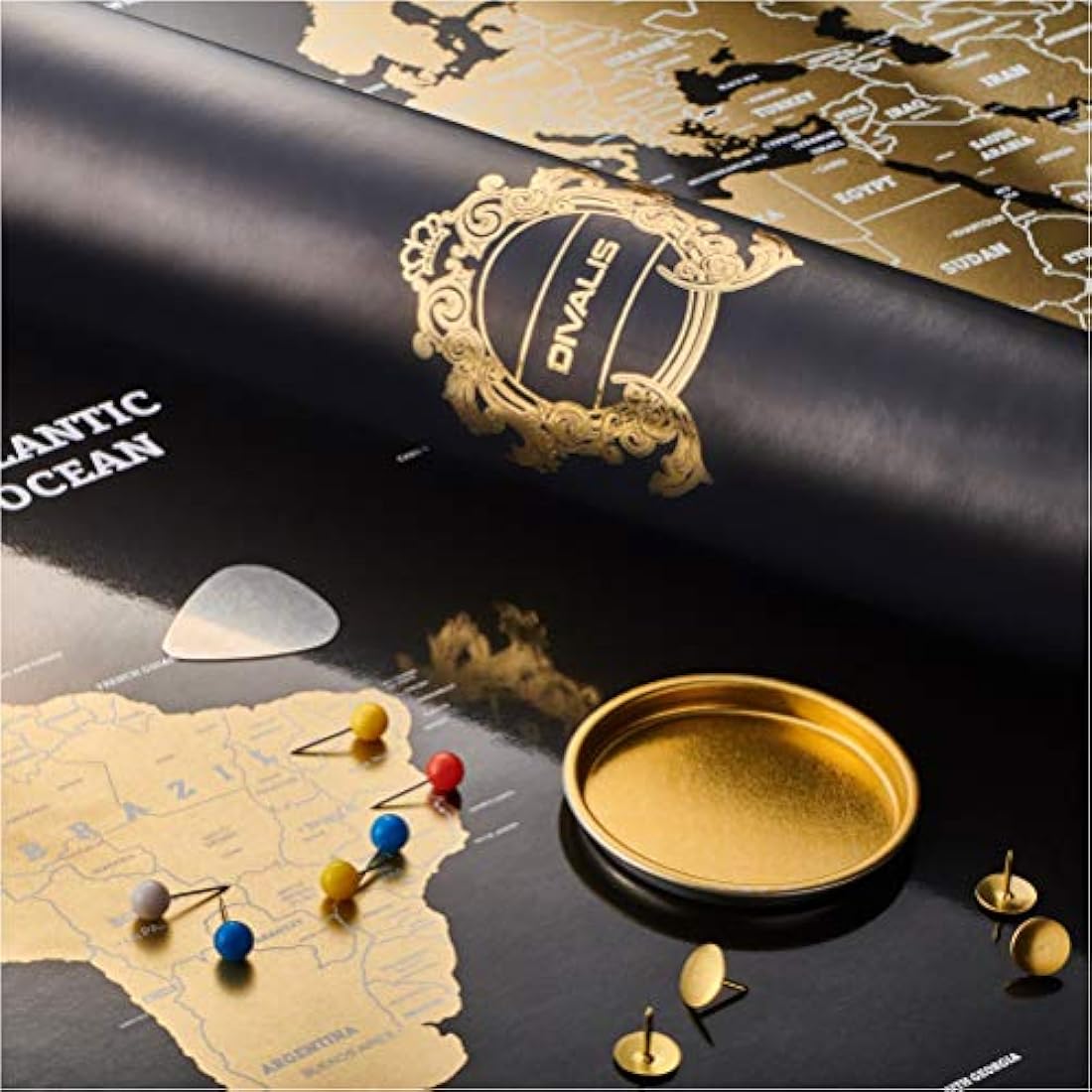 mapa del mundo rascador es el regalo más práctico p
