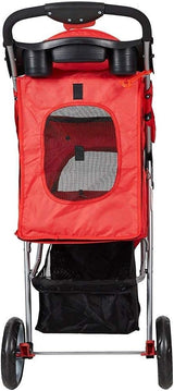 Carrito de Mascotas Plegable Elite con Rueda 360 para Viajar