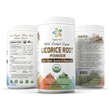 orgánico Regaliz Root Polvo 16 oz-1 lb Respiratorio natural