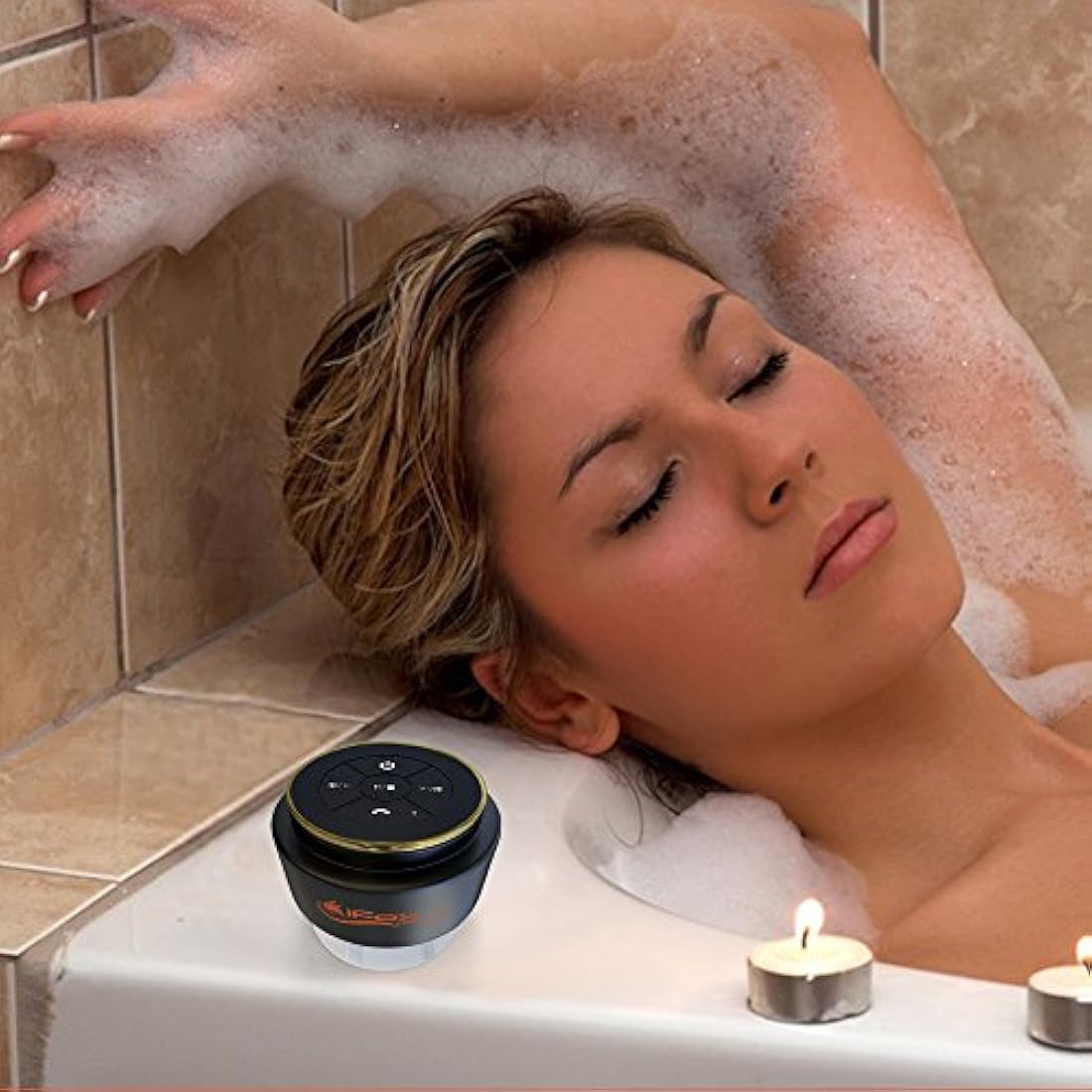 altavoz Bluetooth para ducha resistencia al agua certificada